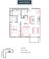 1035sqft 1 Bedroom w/Balcony